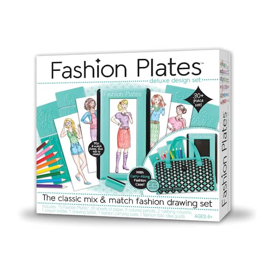 Fashion Plates Deluxe Design Set | 13" x 12" x 2" | Michaels®
